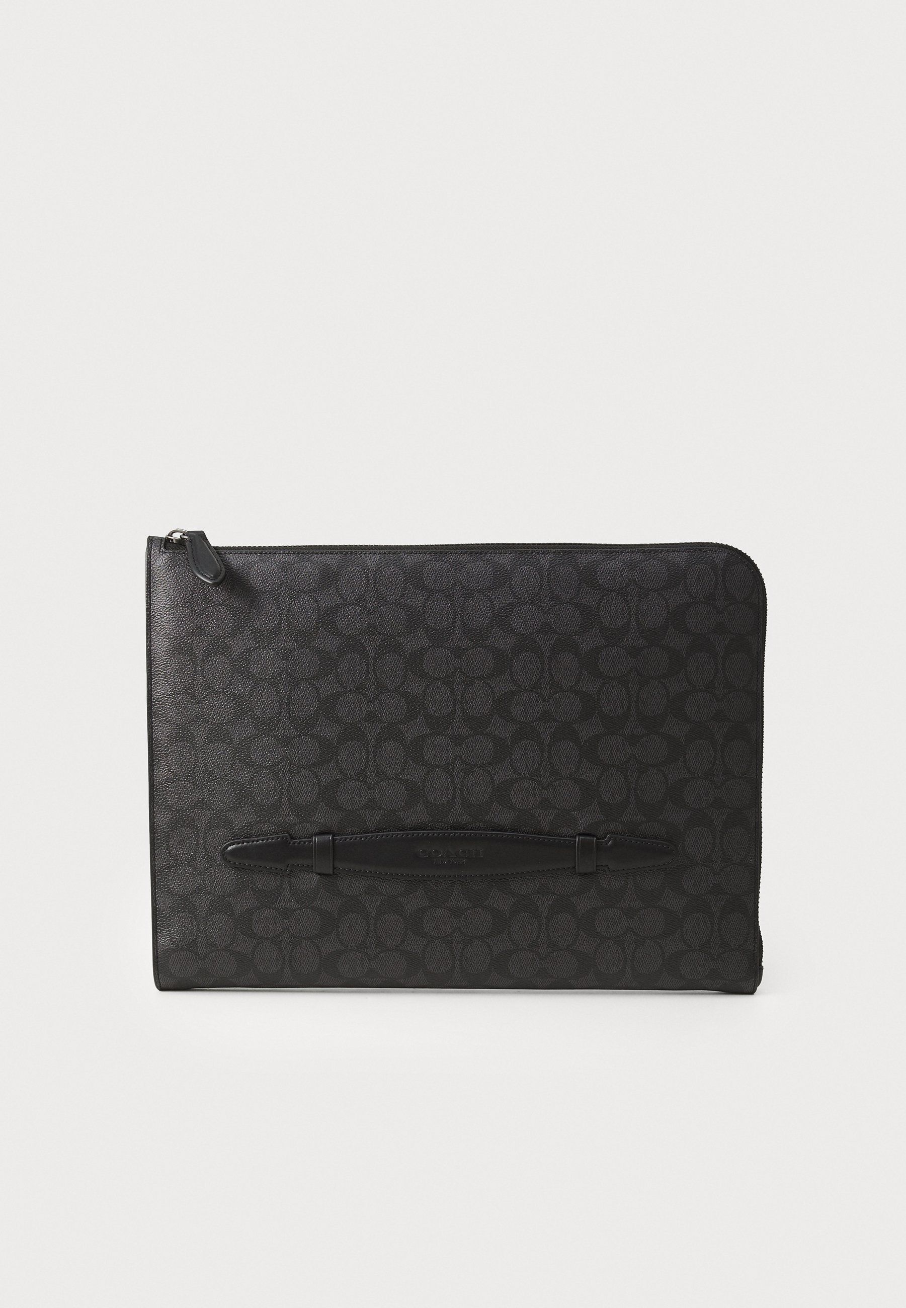 Sacoche Ordinateur Portable MCM En Cuir Noir – Bandoulière, Matelassée