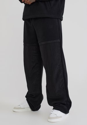 SIKSILK, POLAR FLEECE JOGGERS. - Hlače - black