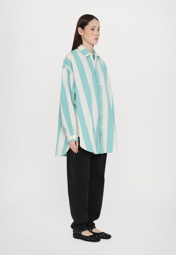 MEGA OVER SHIRT TIE - Button-down blouse3