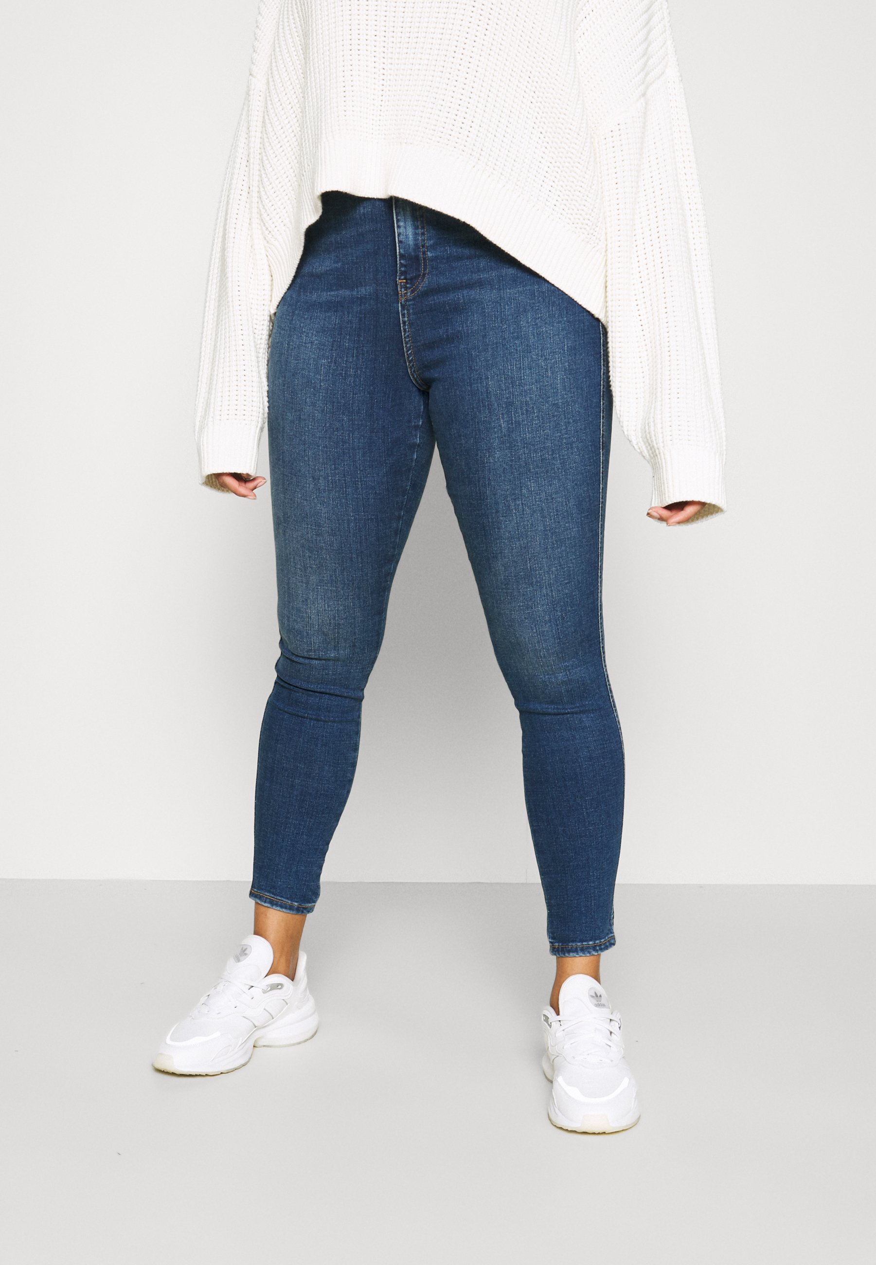 Dr.Denim Plus MOXY - Jeans Skinny Fit - hurricane dark blue/dark-blue denim  - Zalando.co.uk