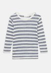 NMMWANG WOOL NEEDLE TOP - Long sleeved top - folkstone gray/white