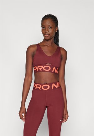PRO INDY PLUNGE - Sports-BH-er med medium støtte - dark team red/magic ember/white