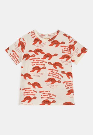 TURTLE TEE UNISEX - Print T-shirt - red