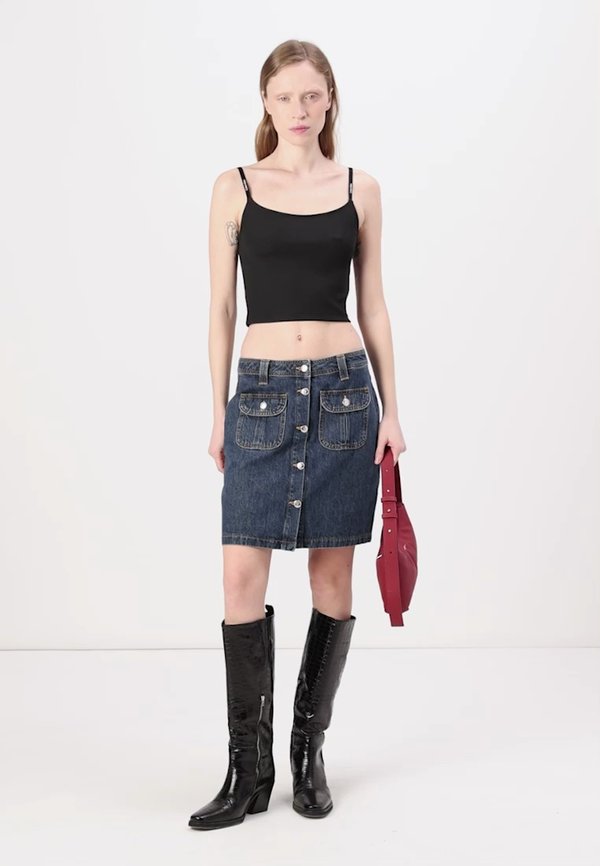 LOGO ELASTIC STRAPPY  - Top3