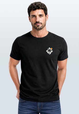 Neverless, Print T-shirt - schwarz