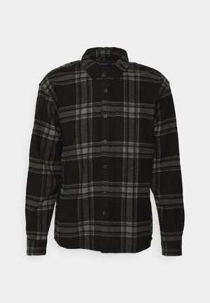 Chemise Homme Manches Courtes Imprimé Floral Hawaï - Coton, Col Boutonné, Taille M (40) - Couleur Taupe/clair - Neuf Avec étiquettes