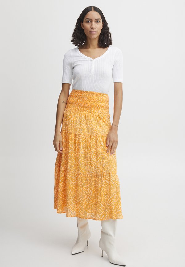 BYImilla - A-line skirt - peach cobbler mix3