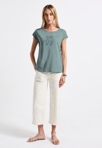 Street One Print T-shirt - blau