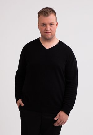 Strickpullover - schwarz