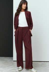 Next ELASTICATED BACK WIDE  - Bukser - burgundy red
