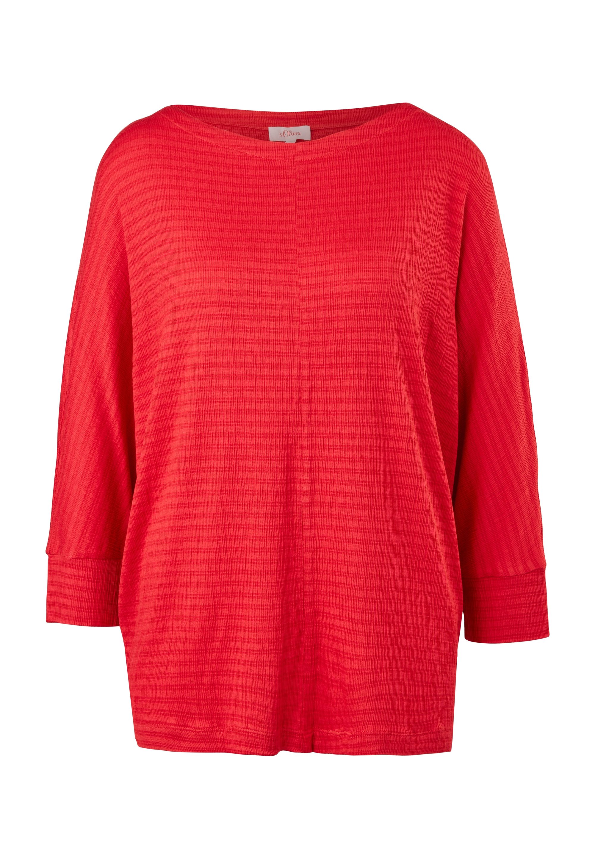 S Oliver A Manches Chauve Souris Bluse True Red Rot Zalando No