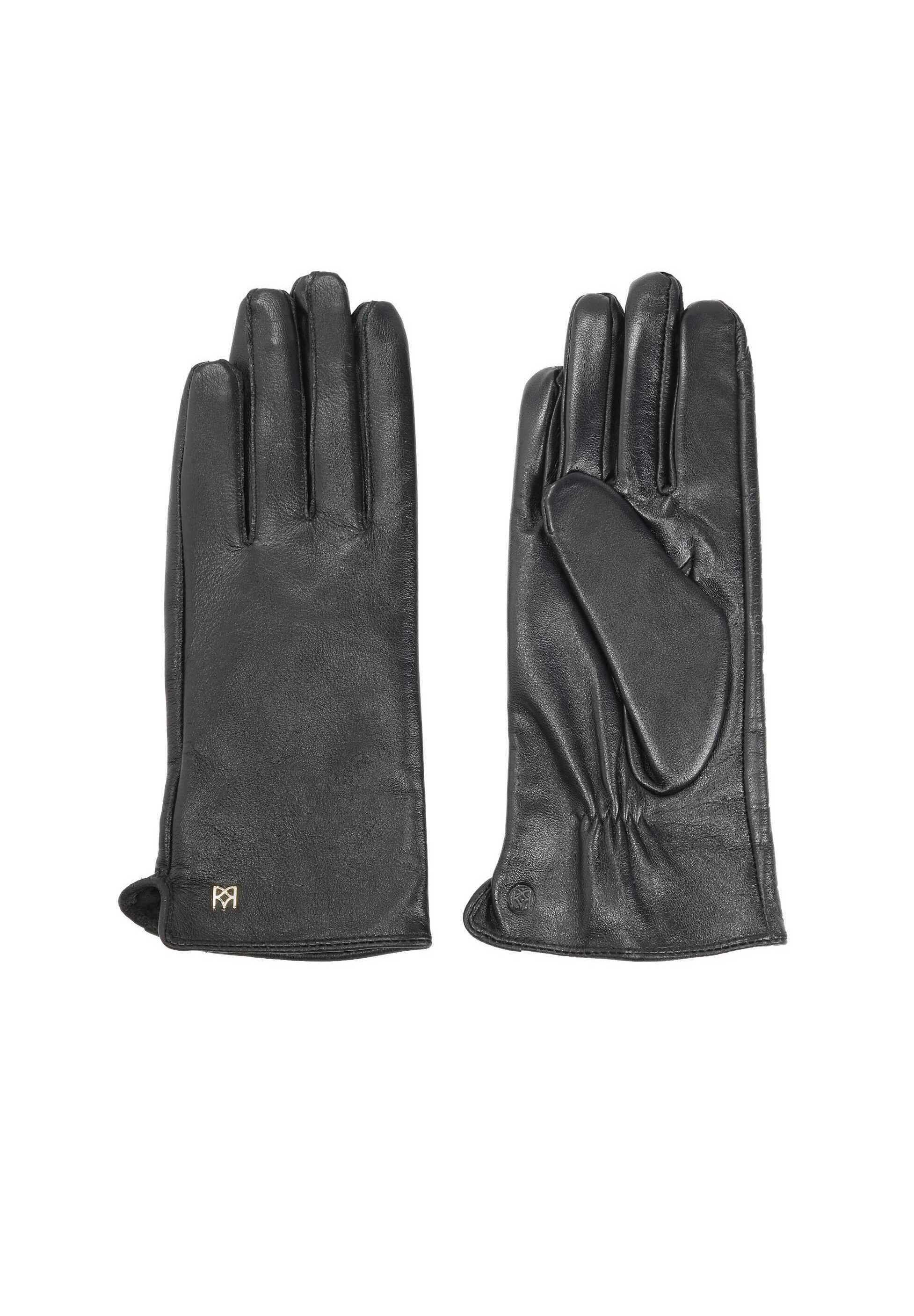 Gants Femme Taille 6,5 Bleus - Doublure Satin - Occasion Très Bon état