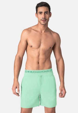 PRINT - Swimming shorts - green