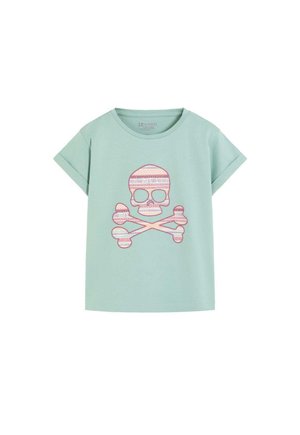 Scalpers, SCALPERS SCIKAT SKULL TEE GIRLS - Camiseta estampada - duck