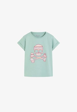 Scalpers, SCALPERS SCIKAT SKULL TEE GIRLS - Camiseta estampada - duck