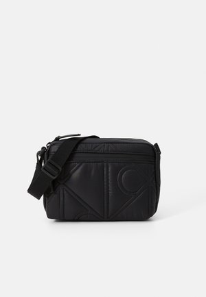PUFFER EMBLEM - Schoudertas - black