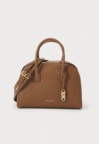 ASHTON ZIP SATCHEL - Handtas - dark caramel