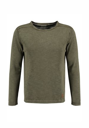 Key Largo, ANGELO ROUND - Sudadera - urban khaki