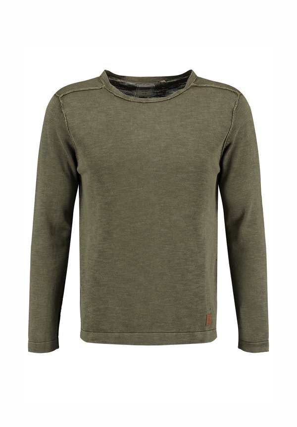 ANGELO ROUND - Sweatshirt - urban khaki