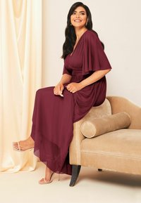 Lipsy EMPIRE SHORT SLEEVE - Rochie maxi - red