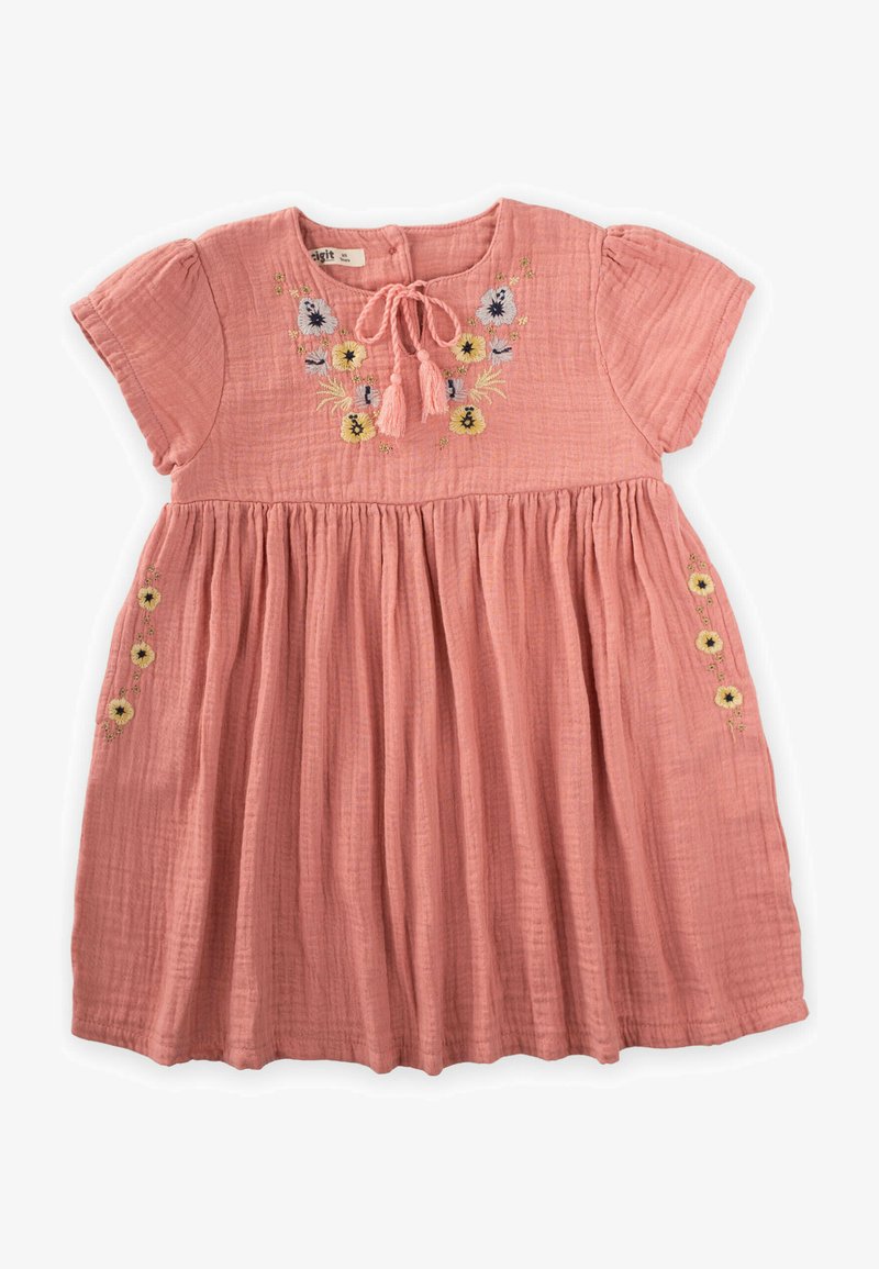 Cigit MUSLIN - Dnevna obleka - salmon