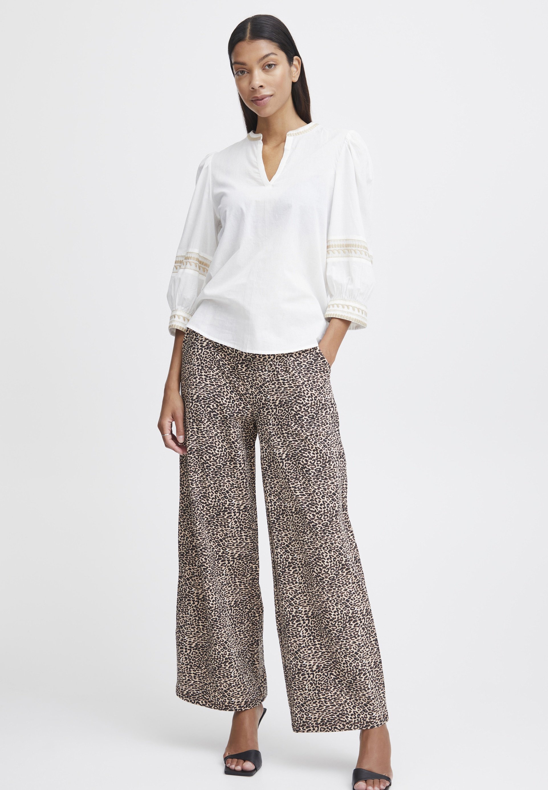 売れ筋商品|||ビーヤング シャツ レディース トップス BYJiya - Blouse - humus sun mix b.young BYJiya - Blouse - humus sun mix/bruin - Zalando.be
