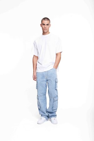 2Y Studios AIDAN BAGGY - Jeans workwear - light blue