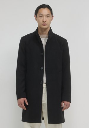 À COL MONTANT - Short coat - noir