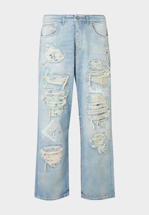 Barrow PANT UNISEX - Jeans baggy - denim blu/blue denim