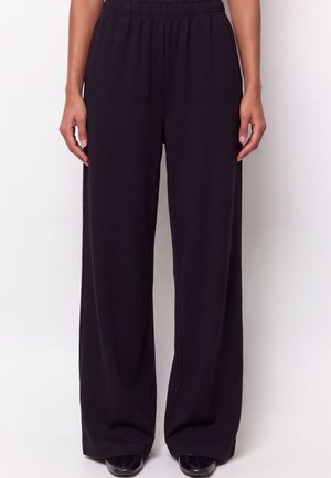Balmohk, SWEATPANTS SOFT TOUCH WIDE LEG PANTS - Pantalon de survêtement - black