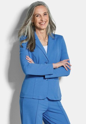 MIT REVERSKRAGEN - Blazer - blue