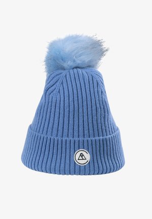 CASH-MERE MIT BOMMEL - Berretto - jasper blau