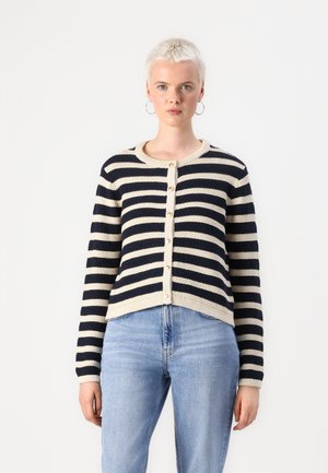 JDYTIKKA BUTTON CARDIGAN - Cardigan - sandshell/total eclipse
