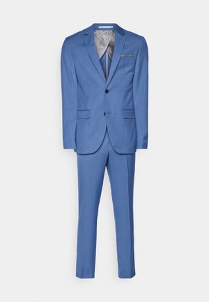 Pier One CROSSHATCH 2PIECE SUIT - Jakkesæt - blue