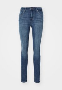 ONLPOWER MID WAIST PUSH UP  - Jeans Skinny - medium blue denim