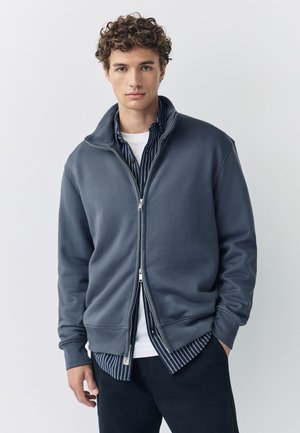 Next, REGULAR FIT - Sweater met rits - blue