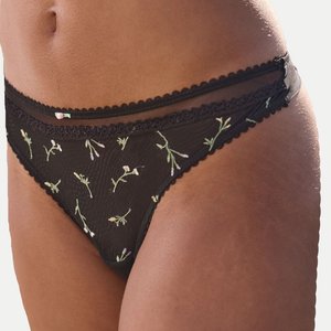 VIVANCE BY LASCANA THONG - String - black