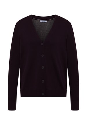 Cecil, CARDIGAN MIT V-NECK UND KNOPFLEISTE - Gilet - eggplant red