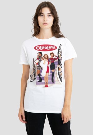 CLUELESS POSTER - Print T-shirt - white