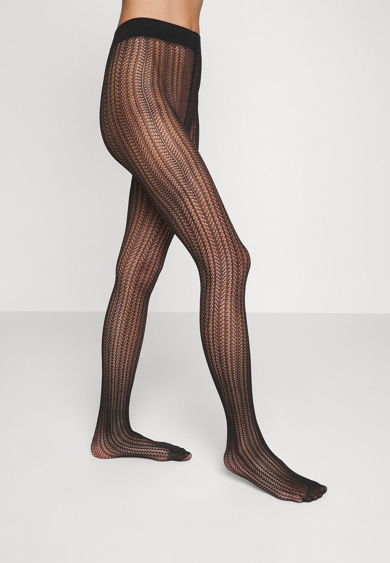 Swedish Stockings SELMA NET TIGHTS NET Collant black/nero