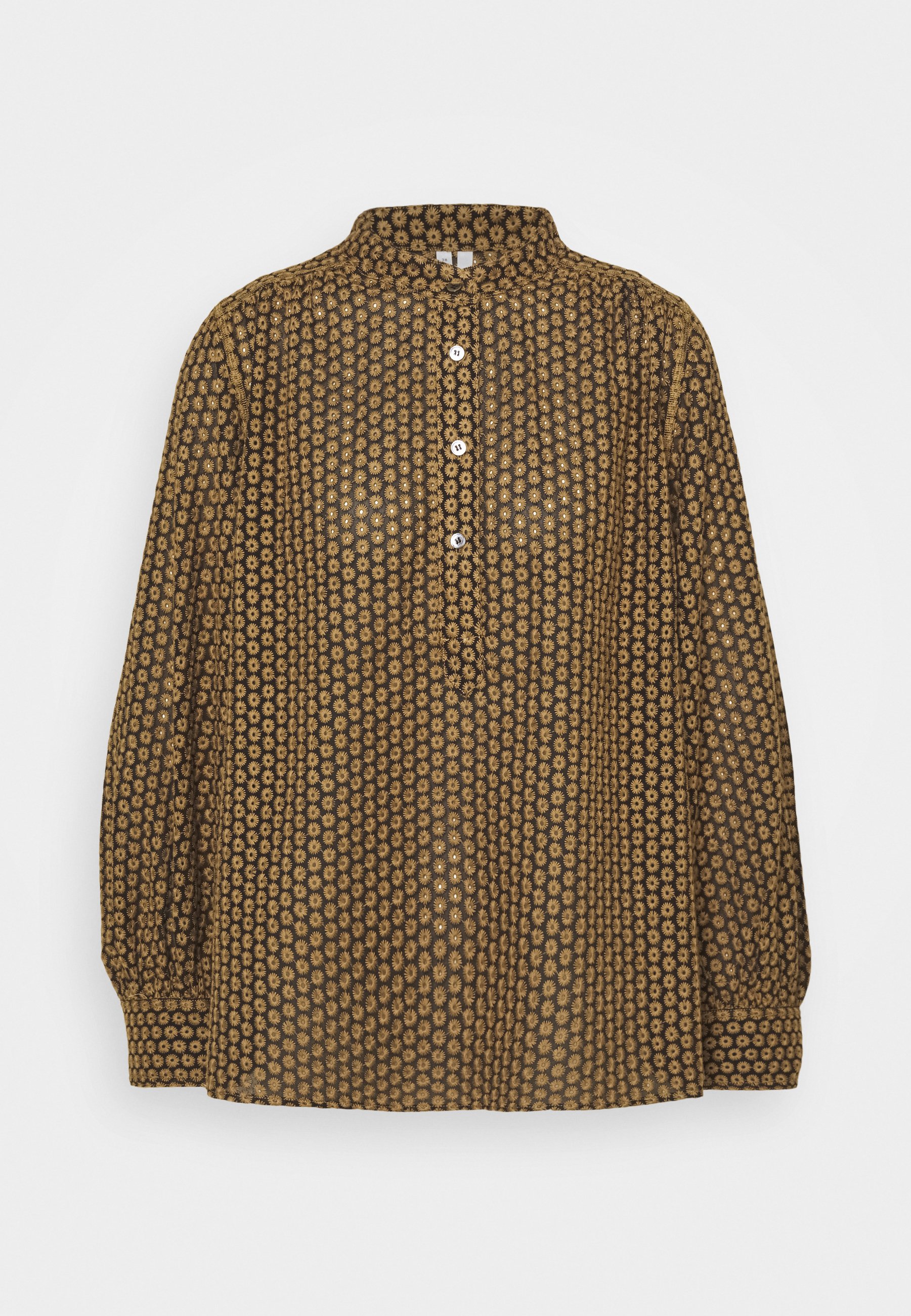 Medium Brown Tunic Blouse