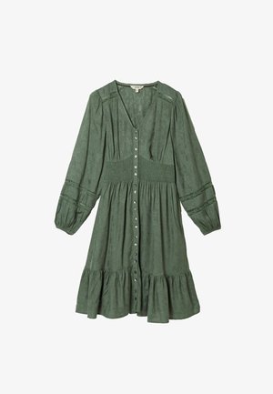 FatFace, PETITE FIT - JACQUARD MINI DRESS - Vestito casual - olive green