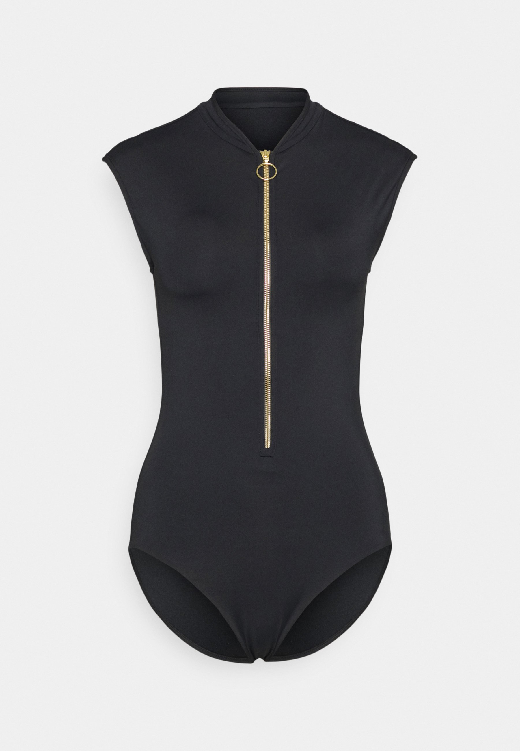 Seafolly Collective Zip Front One Piece Swimsuit Black Zalando Ie