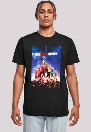 BIG BANG THEORY TV SERIE CHARACTER POSTER - Print T-shirt - black