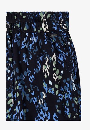 Cecil, KNEE-LENGTH SKIRT WITH AN ELASTIC WAISTBAND AND PRINT - A-Linien-Rock - urban dark blue