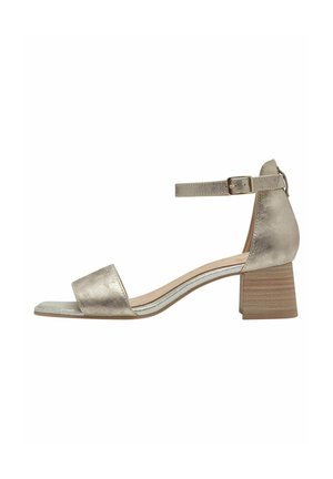 COMFORT  - Ankle cuff sandals - cloudy gold