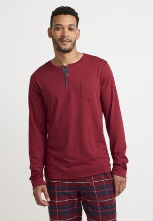 DAY LONGSLEEVE - Nachtwäsche Shirt - deep cranberry
