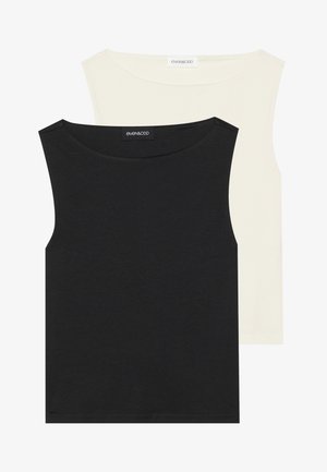 2 PACK - Débardeur - black/egret