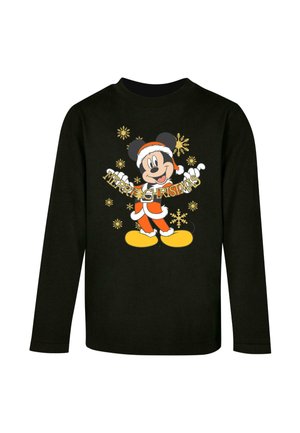 MICKEY MOUSE - MERRY CHRISTMAS   - Ilgarankovis viršutinės dalies drabužis - black