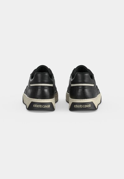 Roberto Cavalli MILANO PRINT COCCO - Baskets basses - black